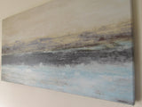 MYSTIC BLUE - 60 X 30 Textured Limited Edition Painting.