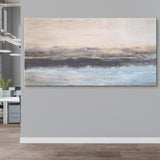 MYSTIC BLUE - 60 X 30 Textured Limited Edition Painting.